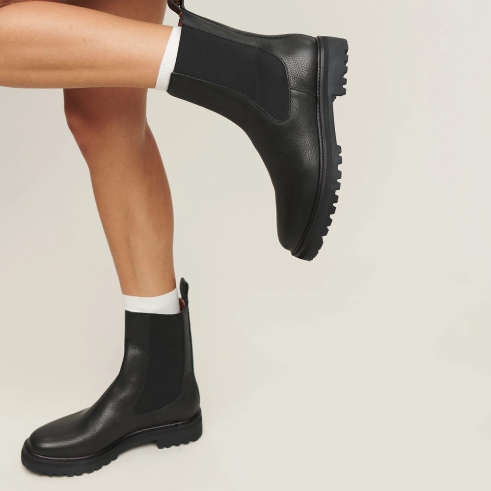 Reformation Katerina Lug Sole Chelsea Boot